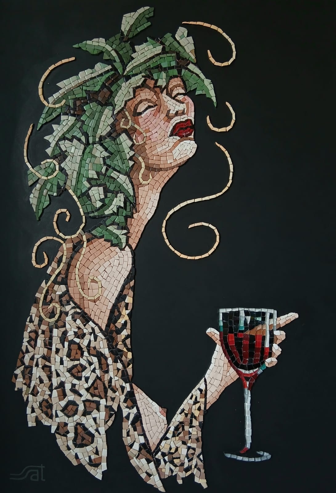 Delir, Porcelain, mosaic by Saimir Strati