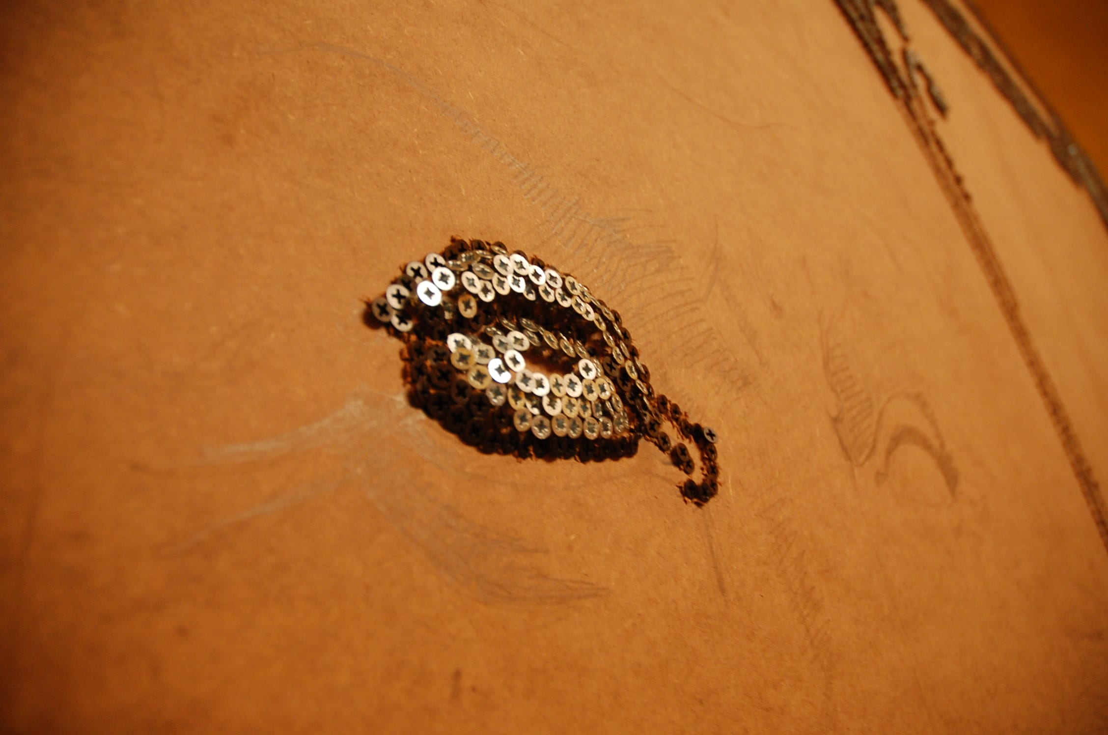 Working on Homer in screws